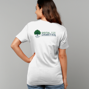 Gildan Heavy Cotton T-Shirt Digital for Charities Long Logo