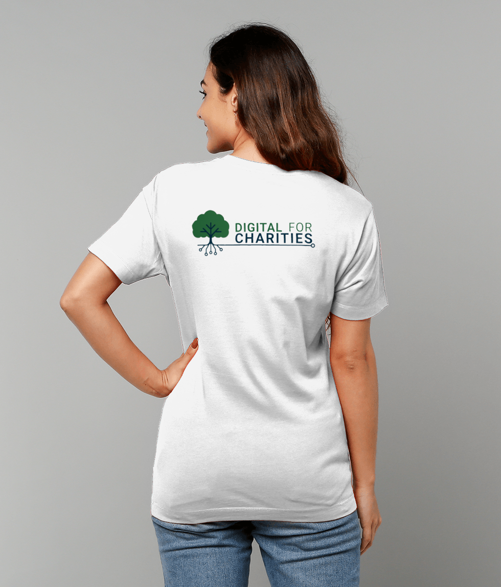 Gildan Heavy Cotton T-Shirt Digital for Charities Long Logo