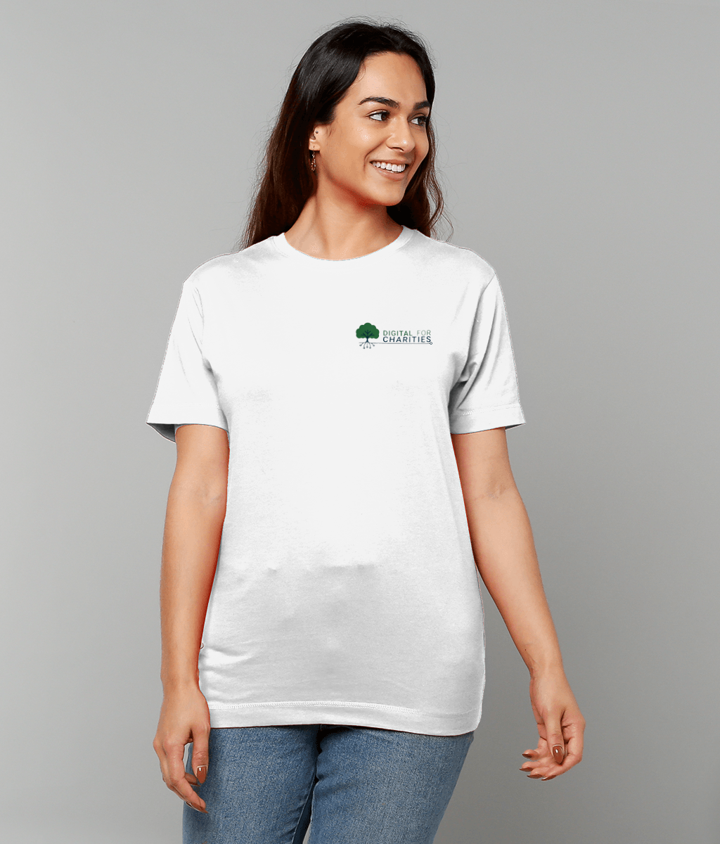 Gildan Heavy Cotton T-Shirt Digital for Charities Long Logo - Image 2