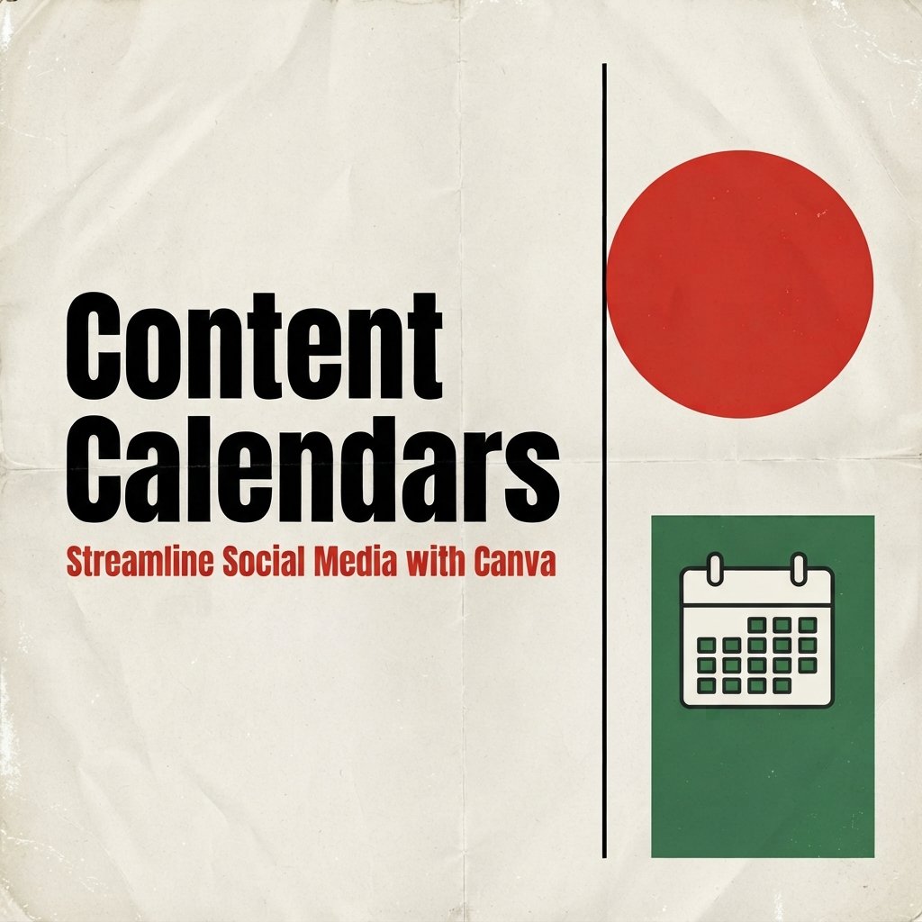 canva social calendar for charities