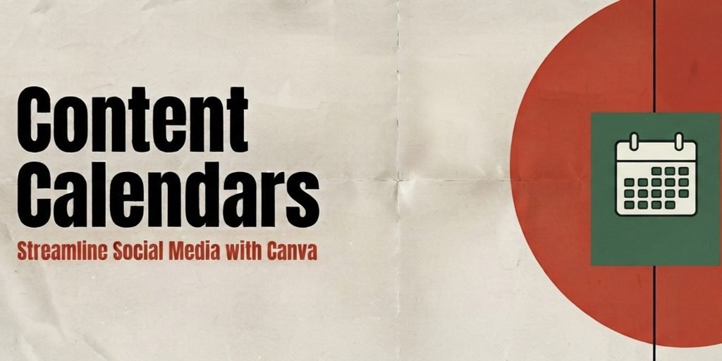 content calendar with canva